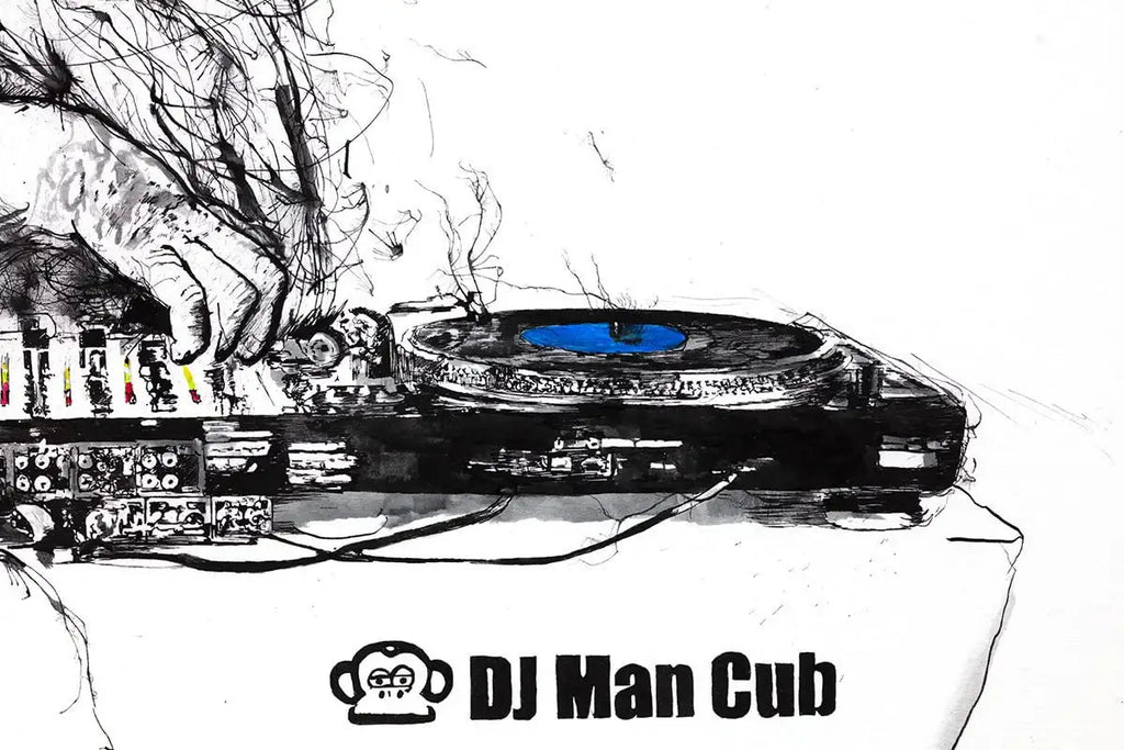 DJ Man Cub - Edition by artist Scott Tetlow - Wyecliffe Galleries