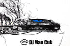 DJ Man Cub - Edition by artist Scott Tetlow - Wyecliffe Galleries