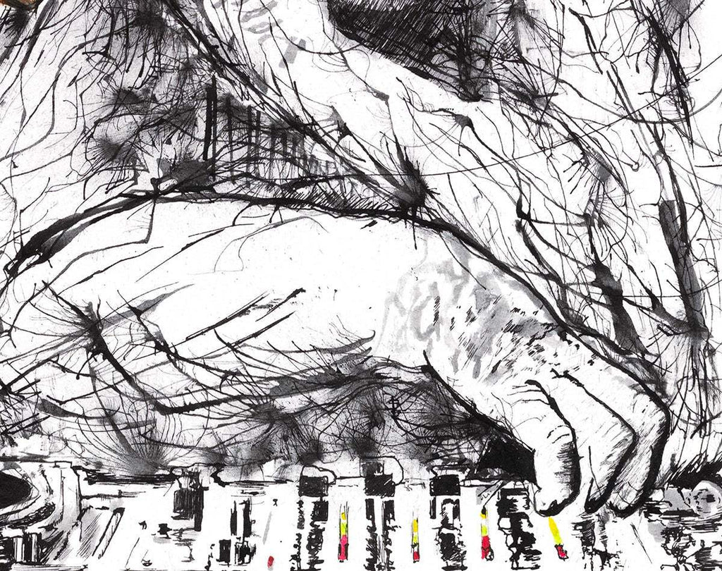 DJ Man Cub - Edition by artist Scott Tetlow - Wyecliffe Galleries