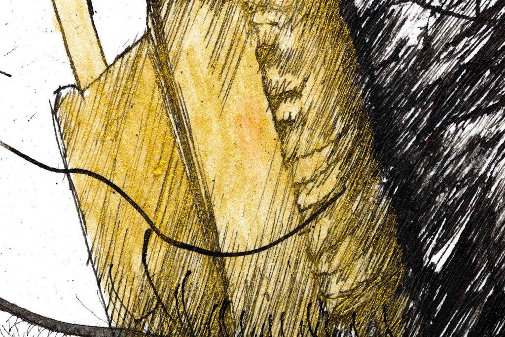 DJ Man Cub II - Original - SOLD by artist Scott Tetlow - Wyecliffe Galleries