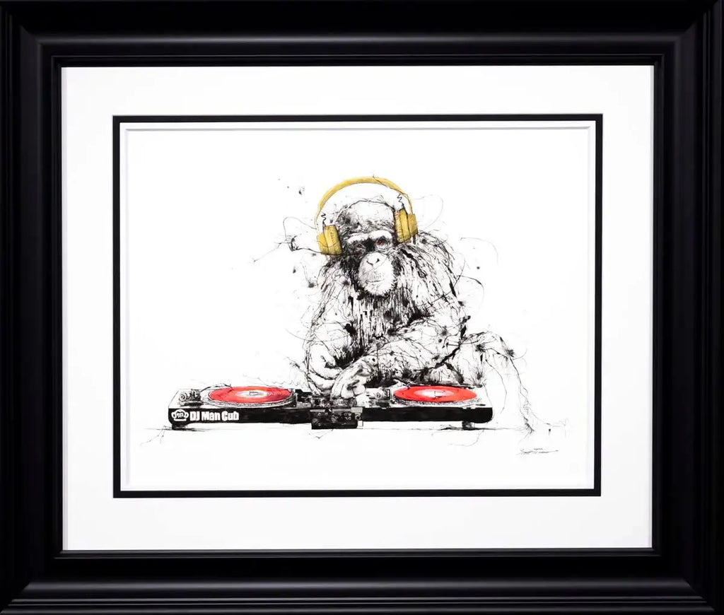 DJ Man Cub II - Original - SOLD by artist Scott Tetlow - Wyecliffe Galleries