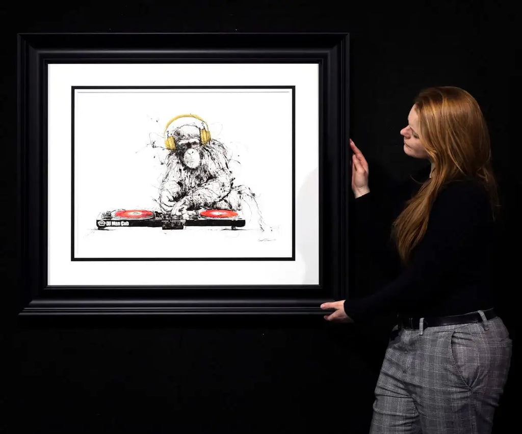 DJ Man Cub II - Original - SOLD by artist Scott Tetlow - Wyecliffe Galleries