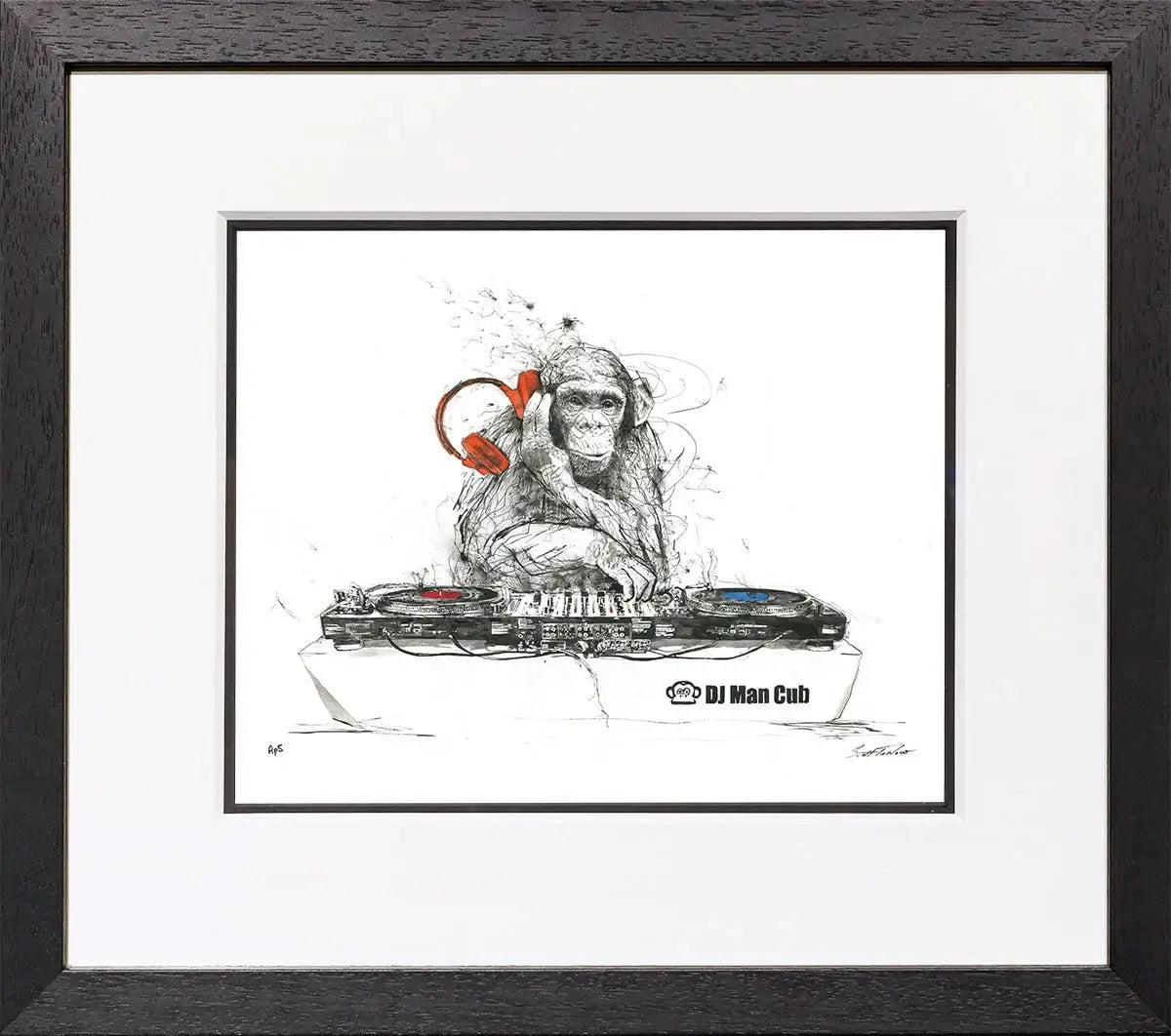 DJ Man Cub - Miniature Edition by artist Scott Tetlow - Wyecliffe Galleries
