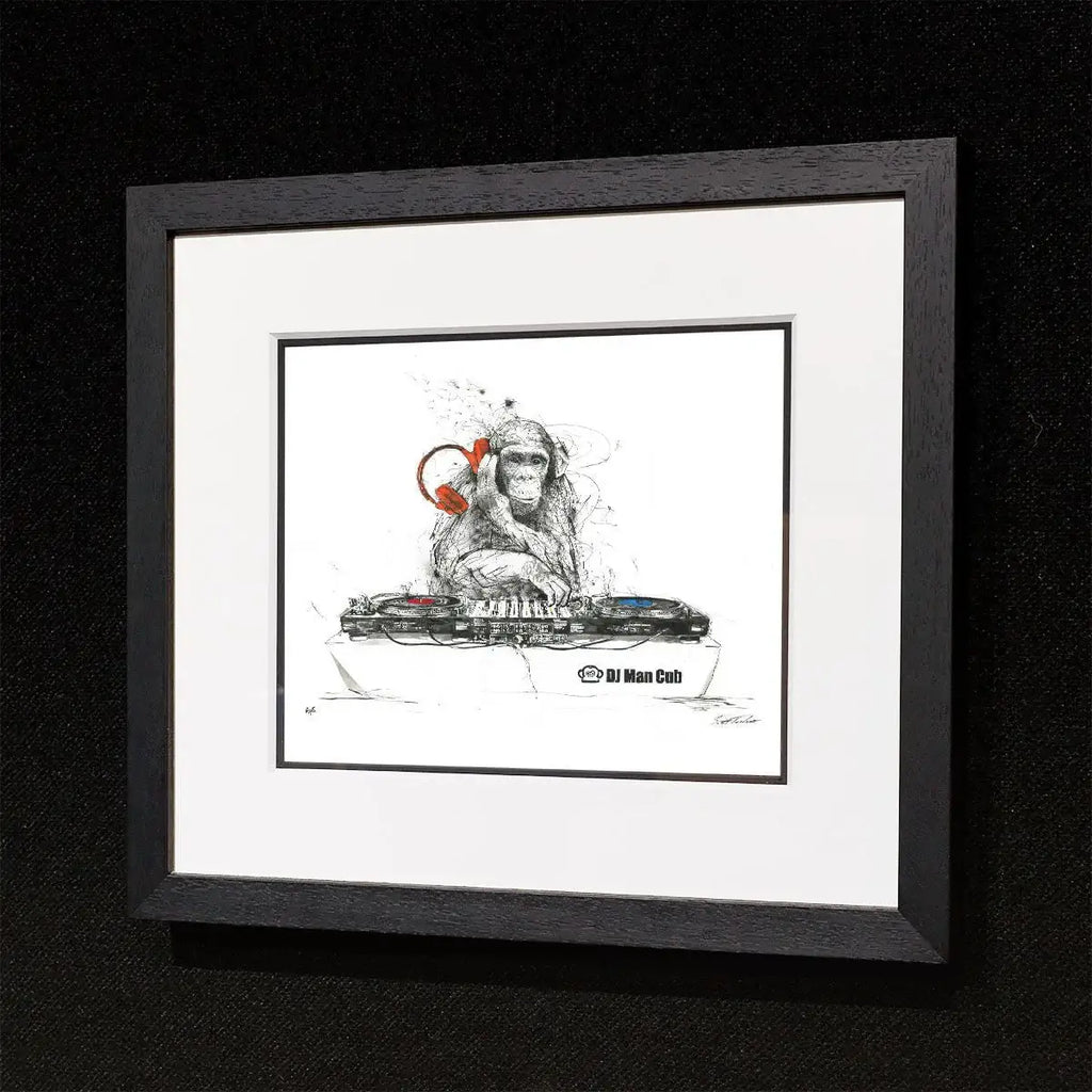 DJ Man Cub - Miniature Edition by artist Scott Tetlow - Wyecliffe Galleries
