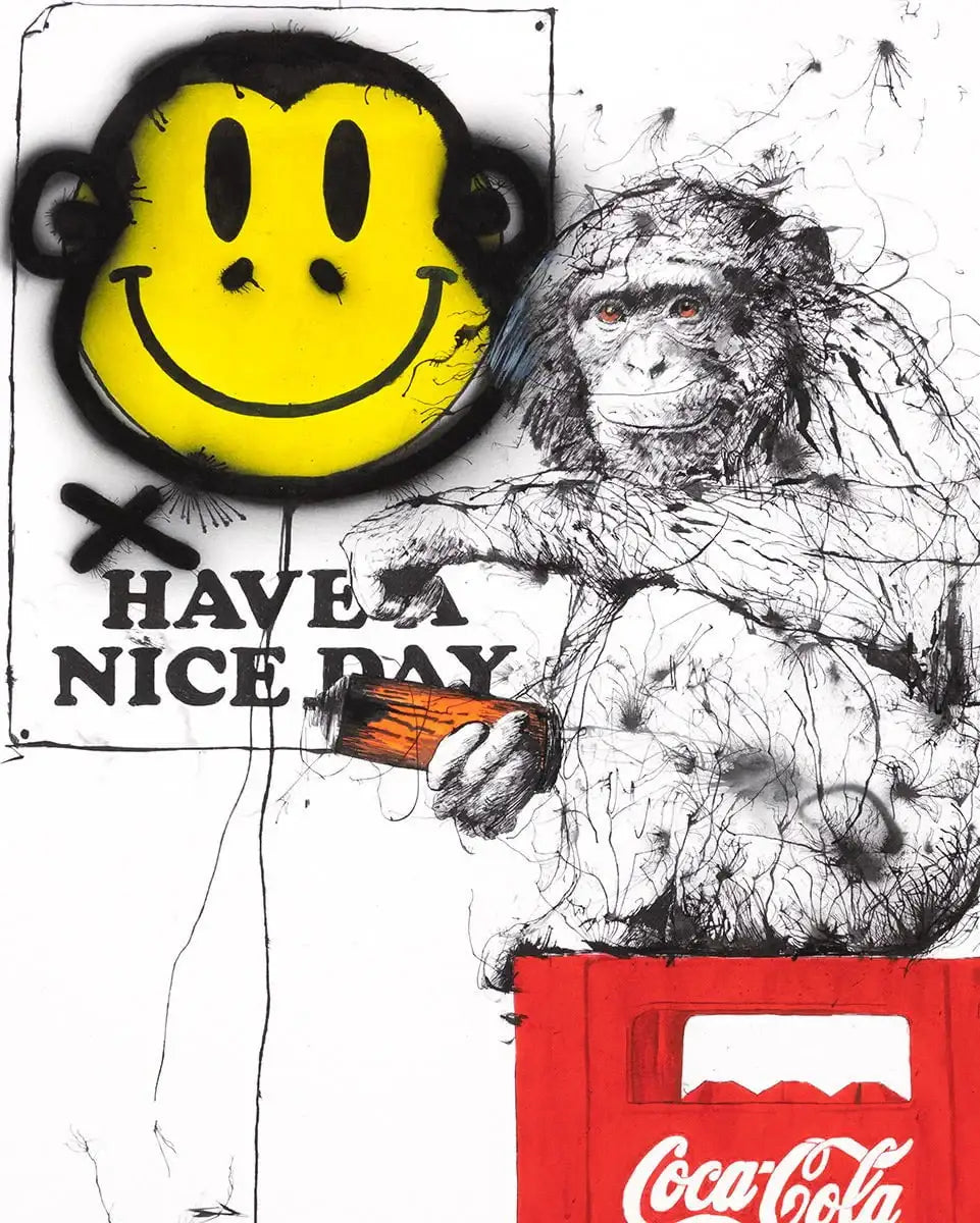 Have A Nice Day - Edition - SOLD by artist Scott Tetlow - Wyecliffe Galleries