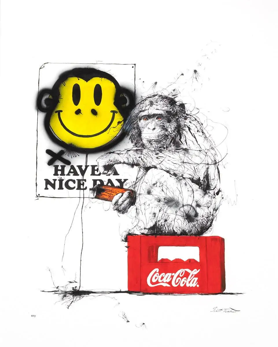 Have A Nice Day - Edition - SOLD by artist Scott Tetlow - Wyecliffe Galleries