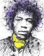 Hendrix - Edition by artist Scott Tetlow - Wyecliffe Galleries