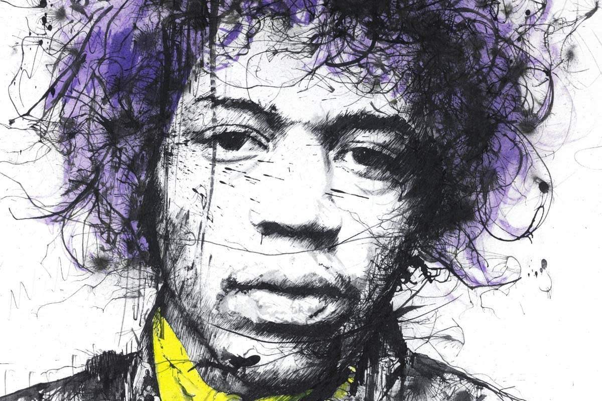 Hendrix - Edition by artist Scott Tetlow - Wyecliffe Galleries