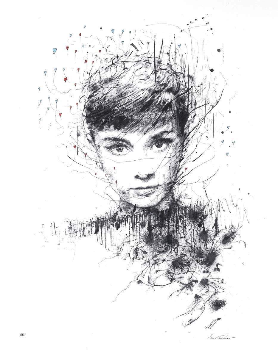 Hepburn - Edition by artist Scott Tetlow - Wyecliffe Galleries