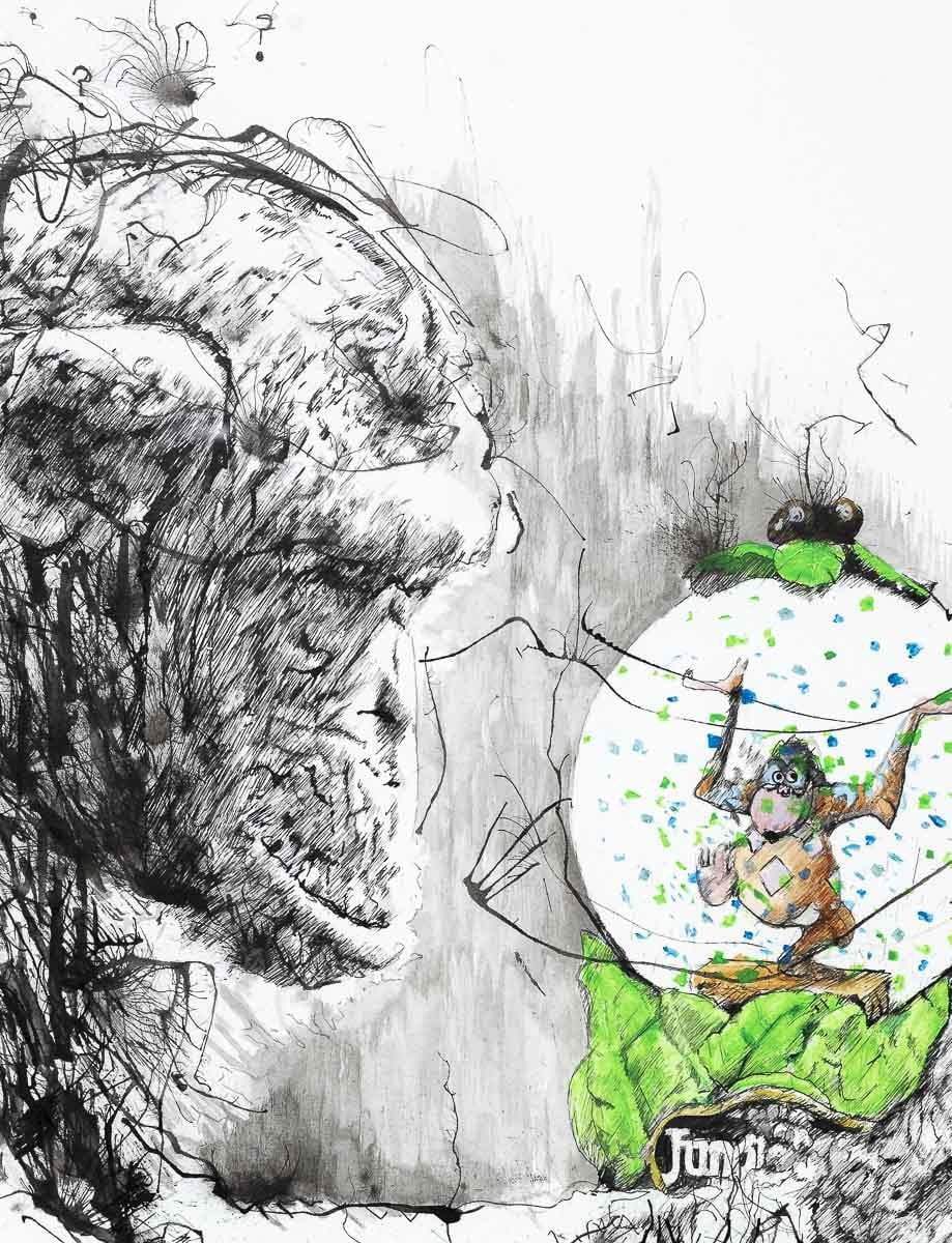 Jungle Dreams - Original by artist Scott Tetlow - Wyecliffe Galleries