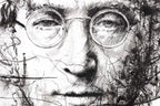 Lennon - Original by artist Scott Tetlow - Wyecliffe Galleries