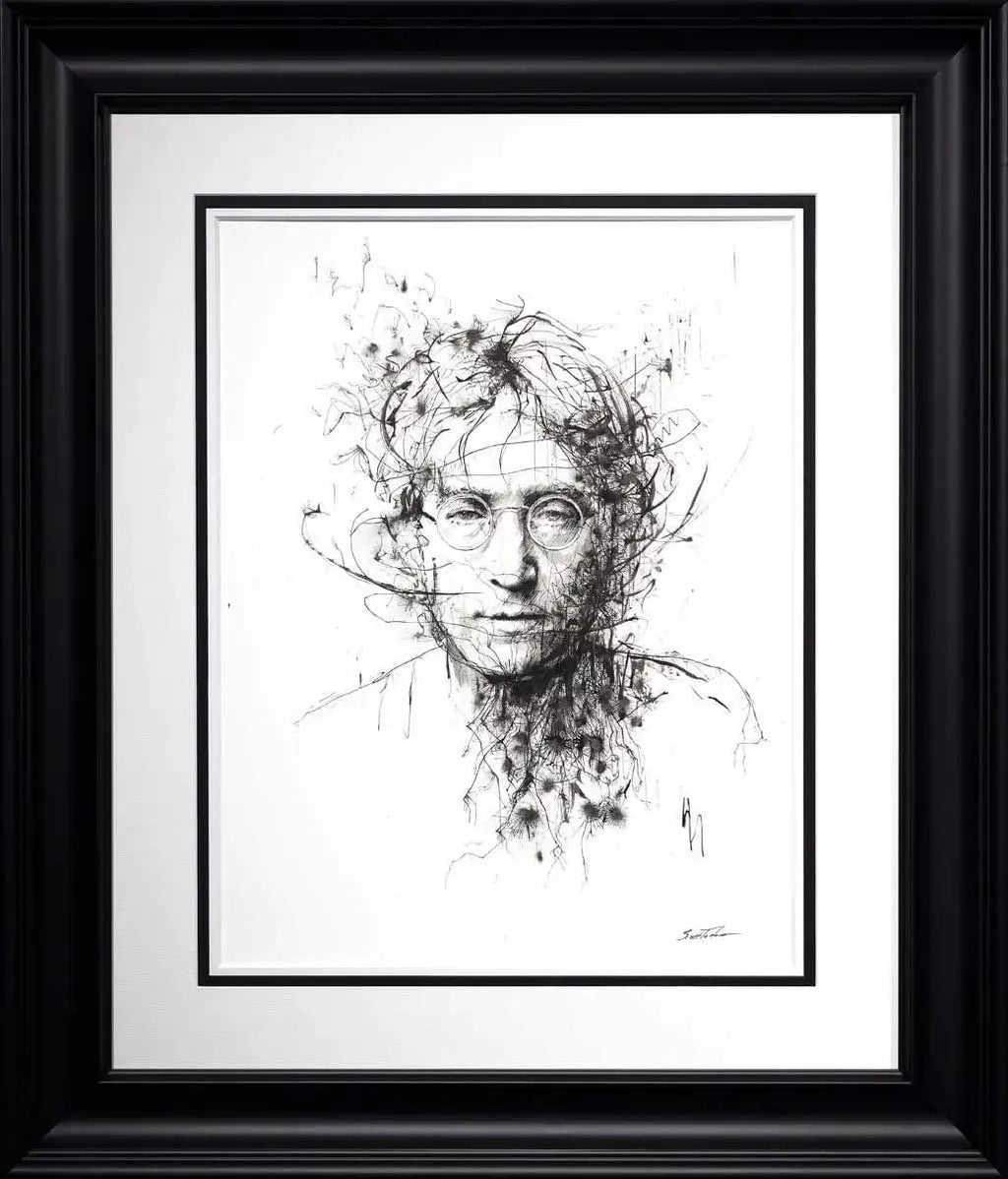 Lennon - Original by artist Scott Tetlow - Wyecliffe Galleries