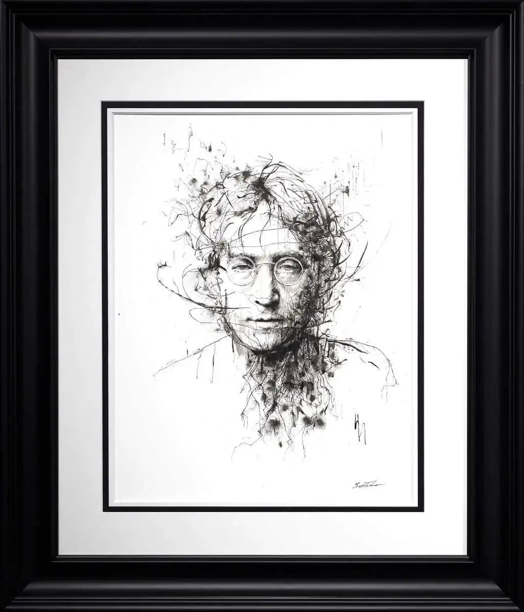 Lennon - Original by artist Scott Tetlow - Wyecliffe Galleries