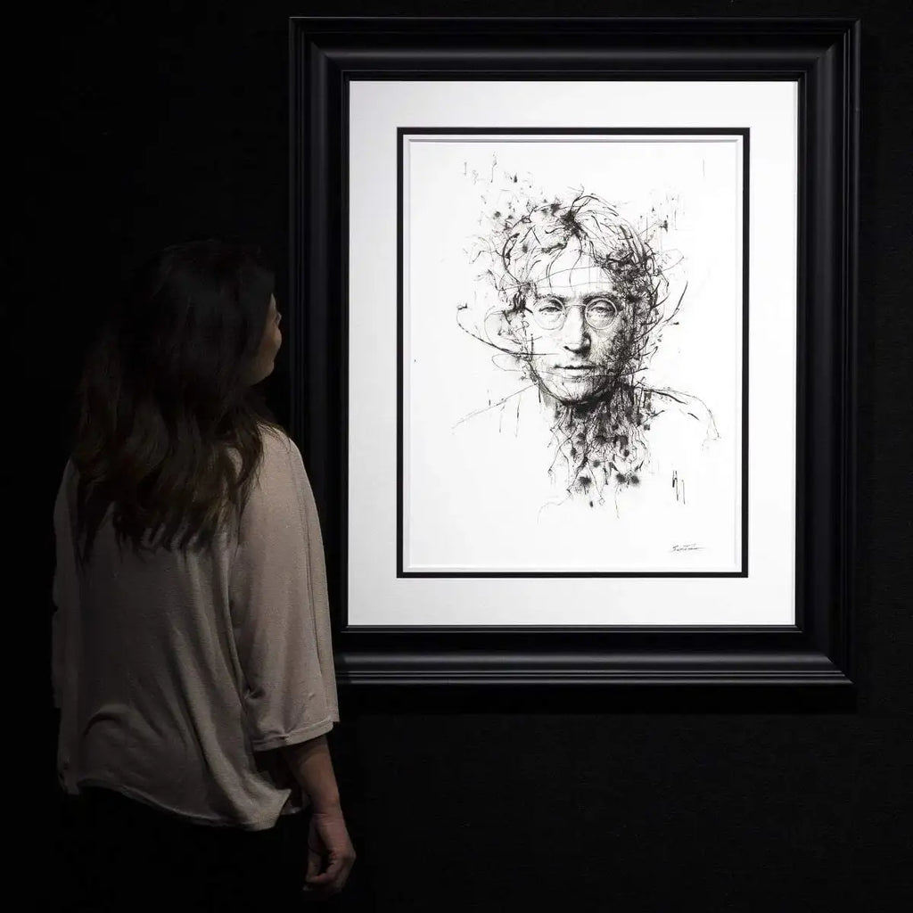 Lennon - Original by artist Scott Tetlow - Wyecliffe Galleries