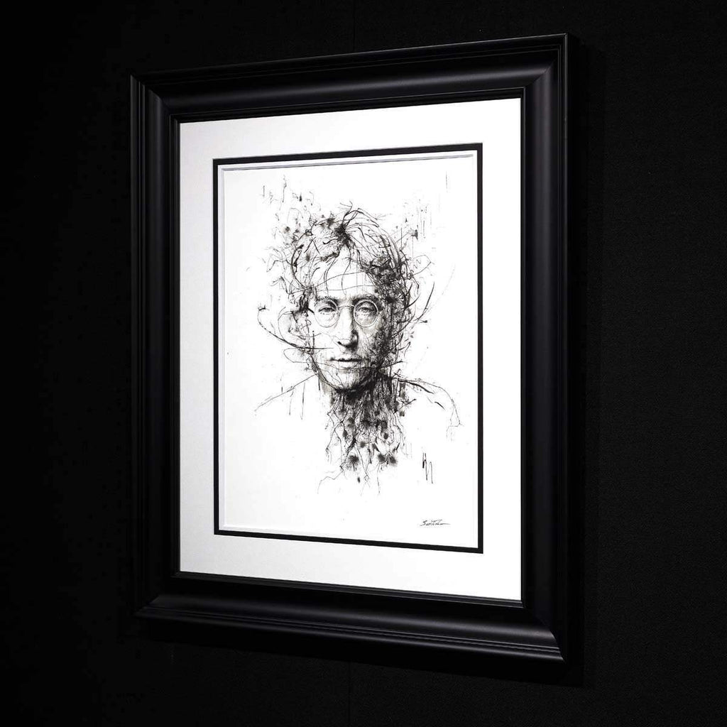 Lennon - Original by artist Scott Tetlow - Wyecliffe Galleries