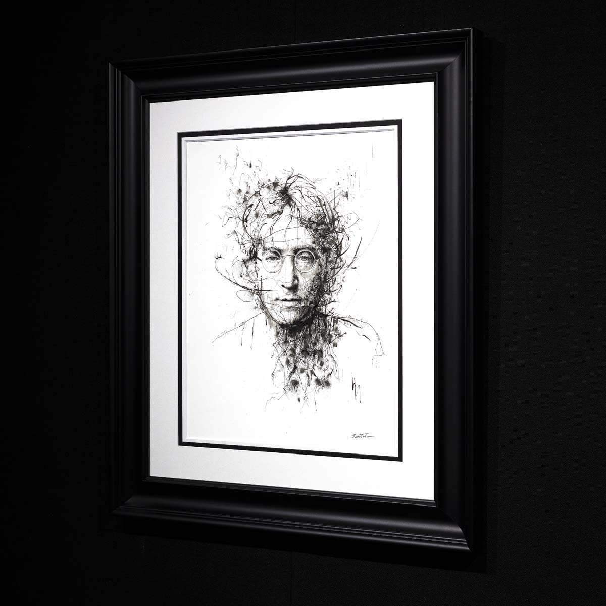 Lennon - Original by artist Scott Tetlow - Wyecliffe Galleries