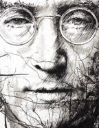 Lennon - Original by artist Scott Tetlow - Wyecliffe Galleries