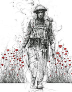Lest We Forget - Edition by artist Scott Tetlow - Wyecliffe Galleries