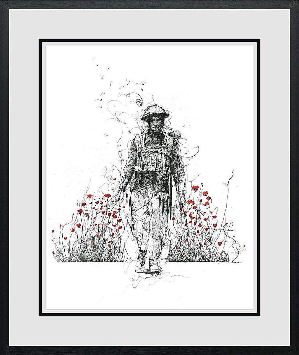 Lest We Forget - Edition by artist Scott Tetlow - Wyecliffe Galleries