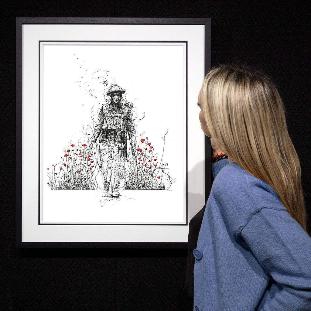 Lest We Forget - Edition by artist Scott Tetlow - Wyecliffe Galleries