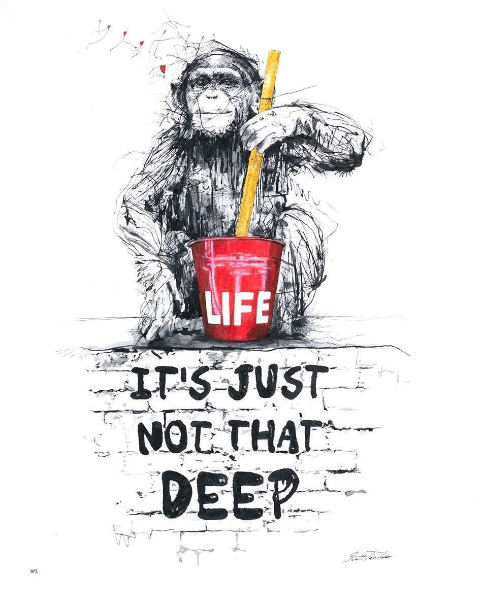 Life, It's Just Not That Deep - Edition by artist Scott Tetlow - Wyecliffe Galleries