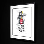 Life, It's Just Not That Deep - Edition by artist Scott Tetlow - Wyecliffe Galleries