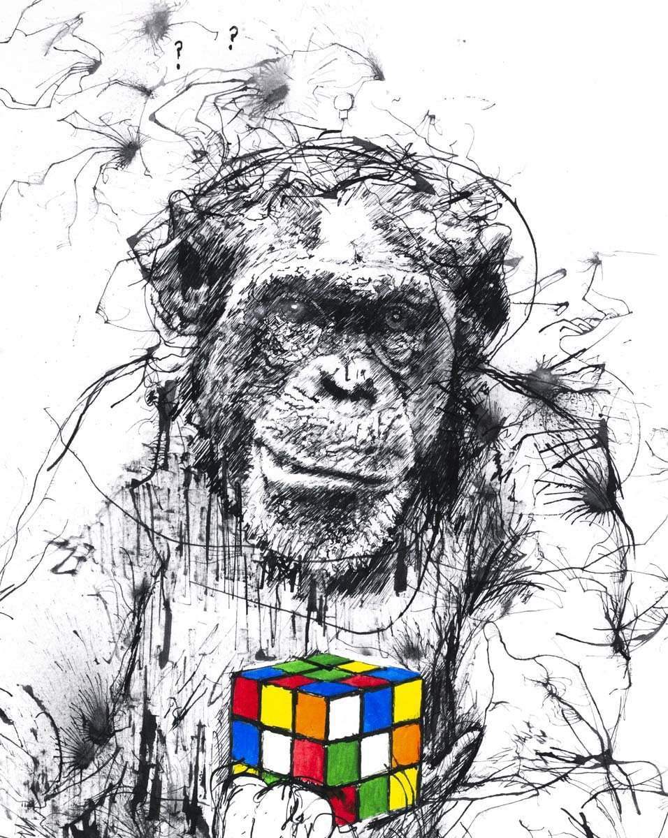 Puzzled - Edition by artist Scott Tetlow - Wyecliffe Galleries