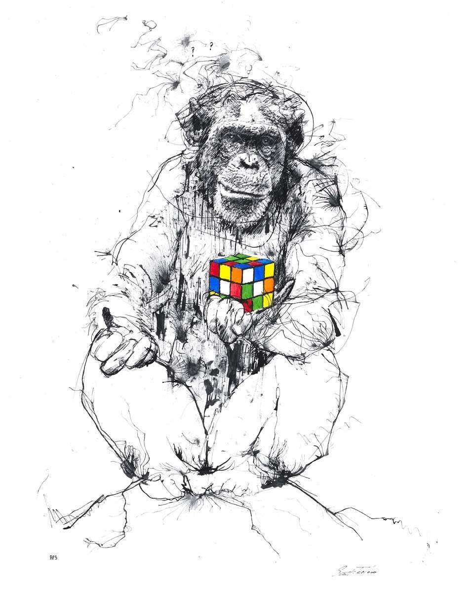 Puzzled - Edition by artist Scott Tetlow - Wyecliffe Galleries