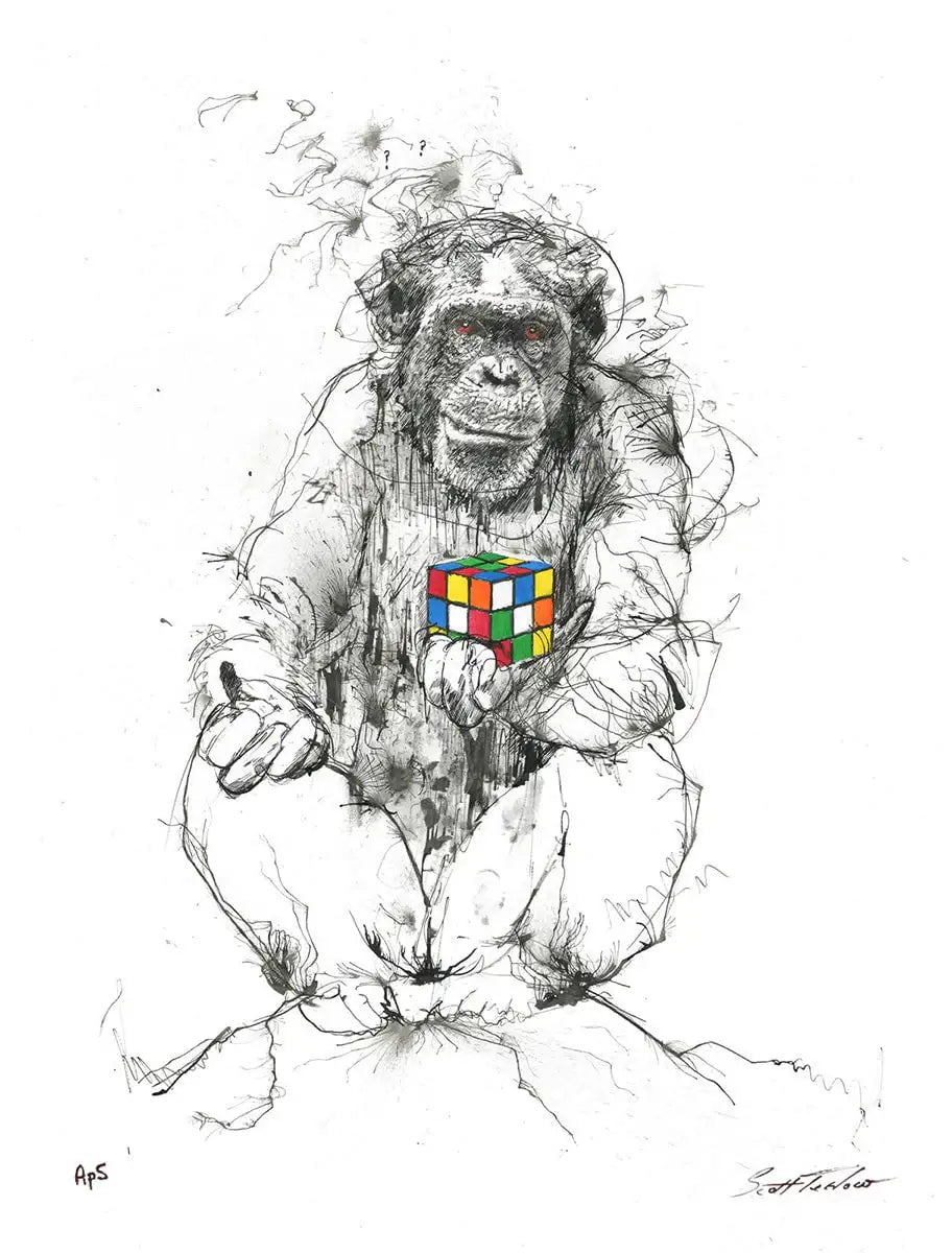 Puzzled - Miniature Edition by artist Scott Tetlow - Wyecliffe Galleries