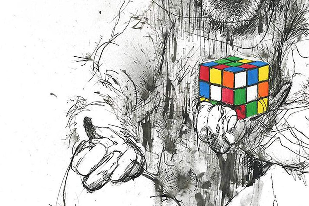 Puzzled - Miniature Edition by artist Scott Tetlow - Wyecliffe Galleries