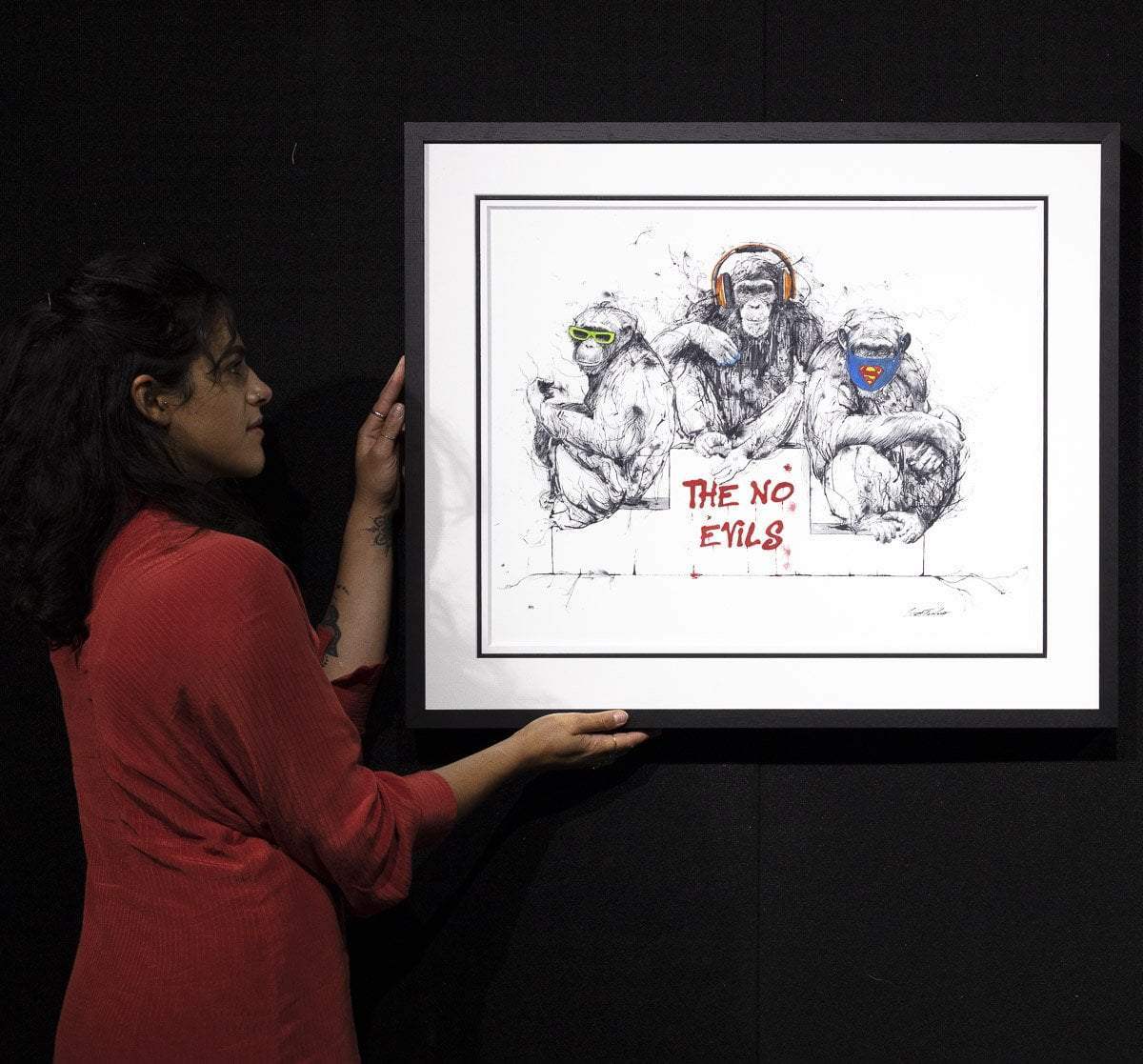 See, Speak and Hear No Evil - Edition by artist Scott Tetlow - Wyecliffe Galleries