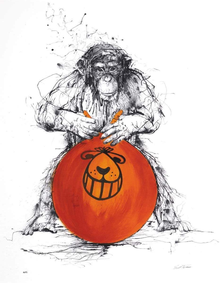 Space Hop - Edition by artist Scott Tetlow - Wyecliffe Galleries