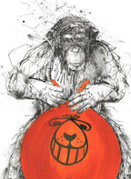 Space Hop - Original - SOLD by artist Scott Tetlow - Wyecliffe Galleries