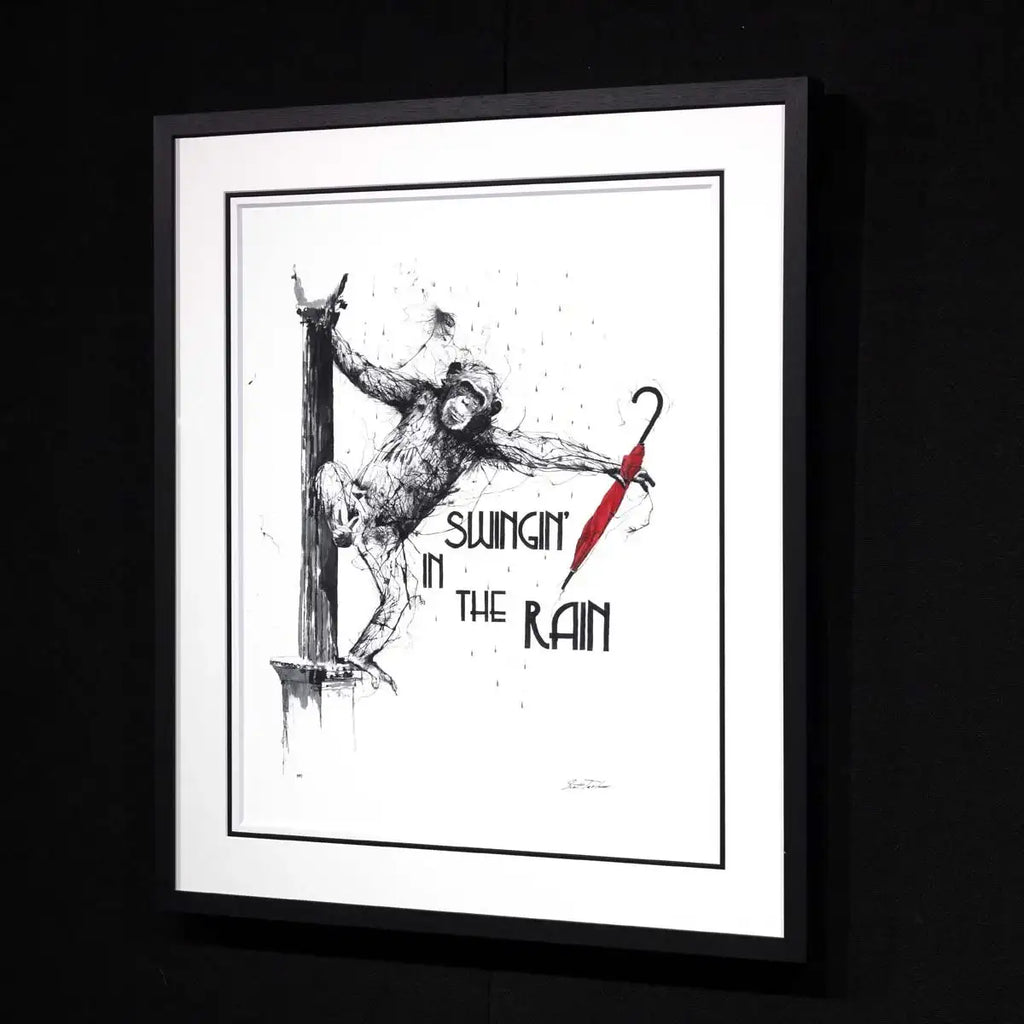 Swingin' In The Rain - Edition - SOLD by artist Scott Tetlow - Wyecliffe Galleries