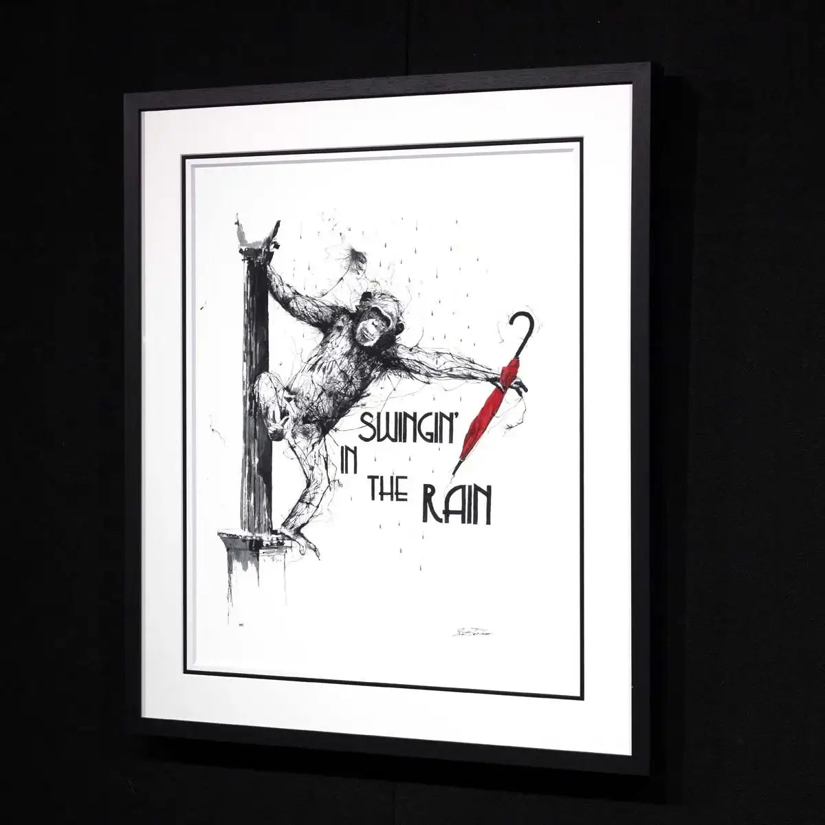 Swingin' In The Rain - Edition - SOLD by artist Scott Tetlow - Wyecliffe Galleries