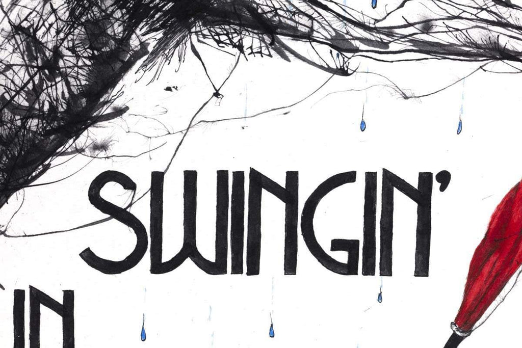 Swingin' In The Rain - Edition - SOLD by artist Scott Tetlow - Wyecliffe Galleries