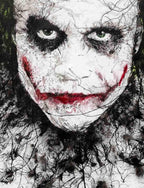 The Joker - Original - SOLD by artist Scott Tetlow - Wyecliffe Galleries