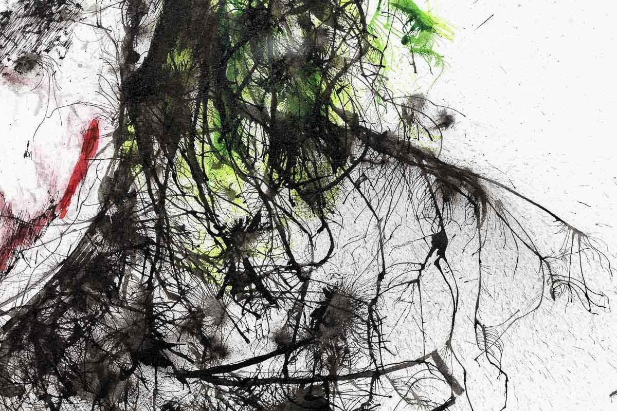 The Joker - Original - SOLD by artist Scott Tetlow - Wyecliffe Galleries