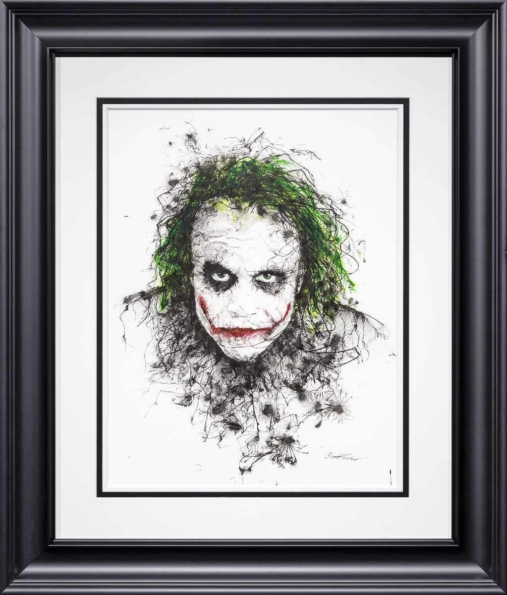 The Joker - Original - SOLD by artist Scott Tetlow - Wyecliffe Galleries
