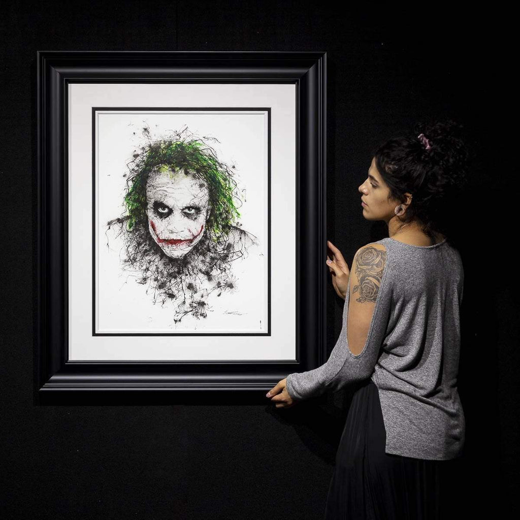 The Joker - Original - SOLD by artist Scott Tetlow - Wyecliffe Galleries