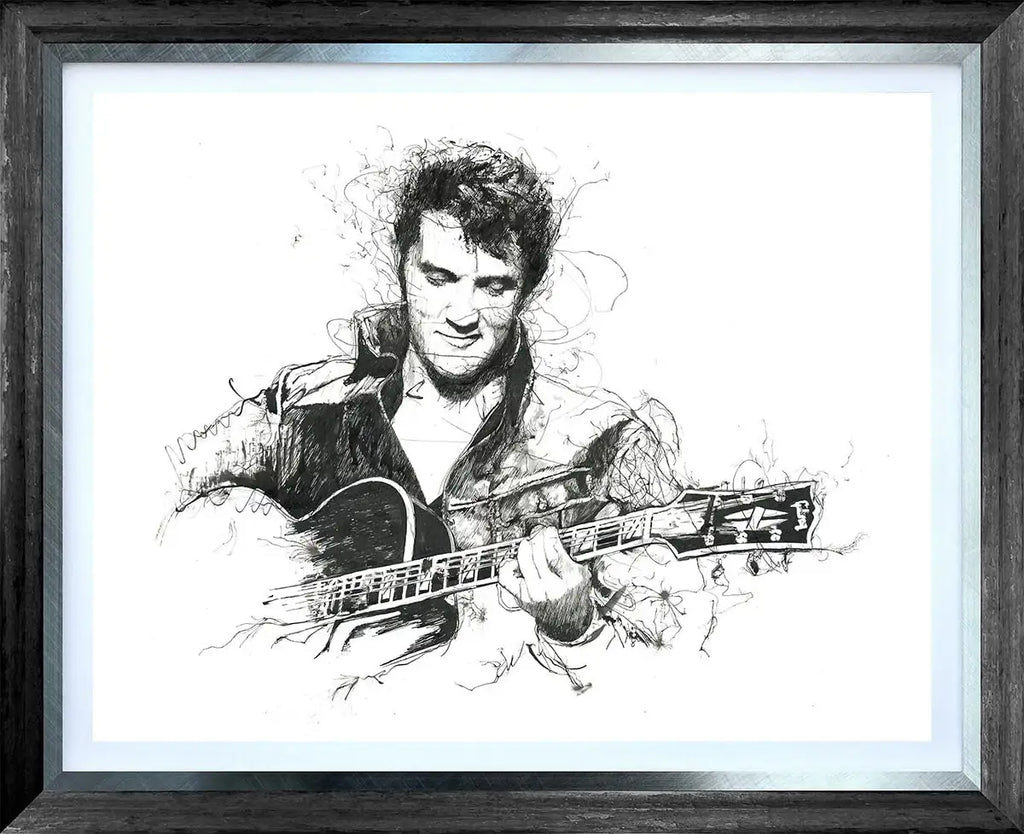 The King of Rock & Roll - Edition by artist Scott Tetlow - Wyecliffe Galleries