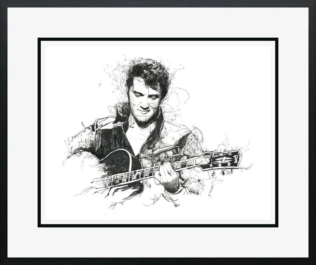 The King of Rock & Roll - Edition by artist Scott Tetlow - Wyecliffe Galleries