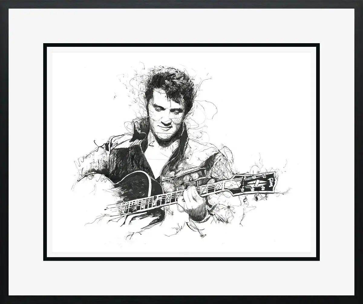 The King of Rock & Roll - Edition by artist Scott Tetlow - Wyecliffe Galleries