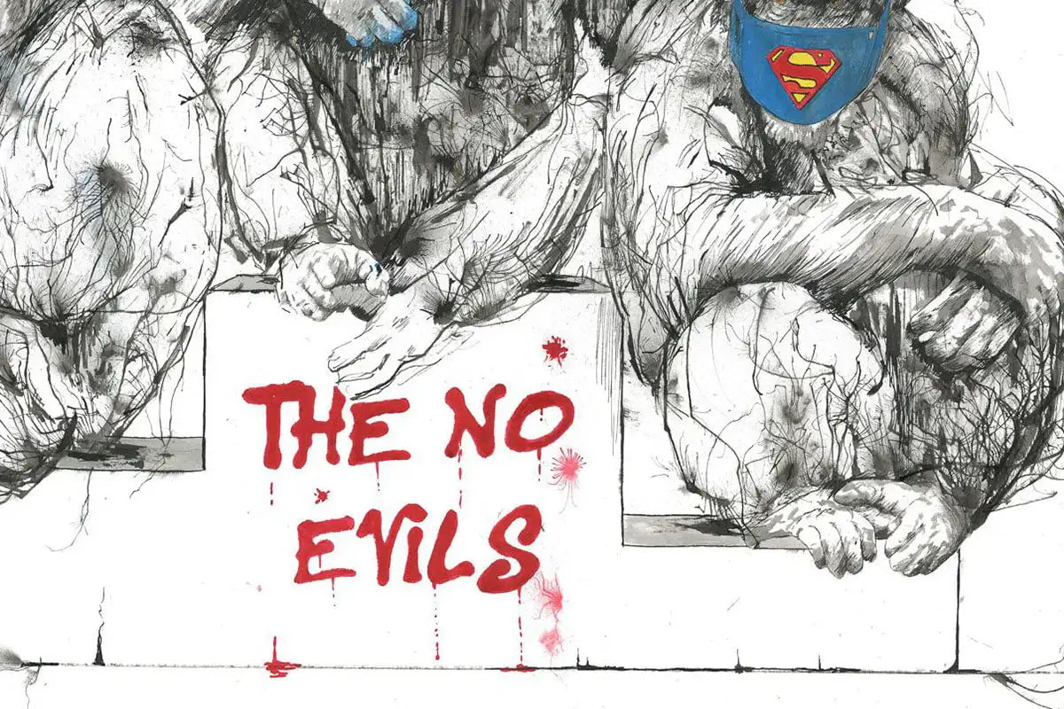 The No Evils - Miniature Edition by artist Scott Tetlow - Wyecliffe Galleries
