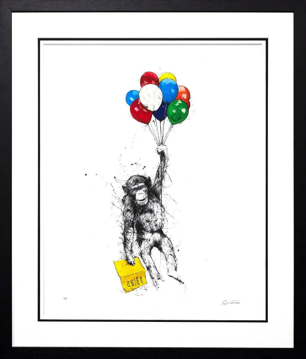 Why Walk When You Can Fly - Edition by artist Scott Tetlow - Wyecliffe Galleries