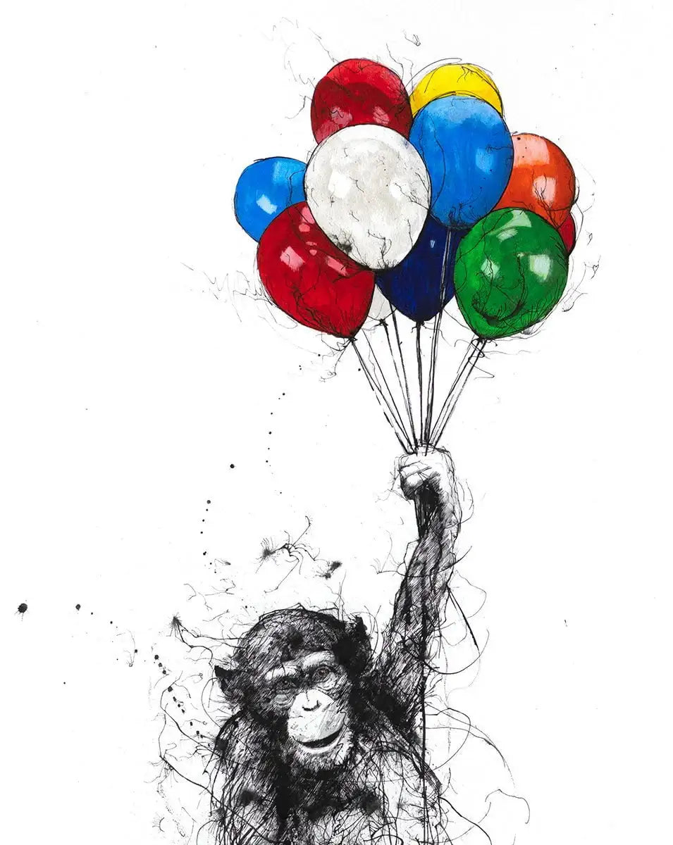 Why Walk When You Can Fly - Edition by artist Scott Tetlow - Wyecliffe Galleries