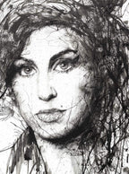 Winehouse - Original by artist Scott Tetlow - Wyecliffe Galleries