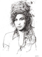 Winehouse - Original by artist Scott Tetlow - Wyecliffe Galleries