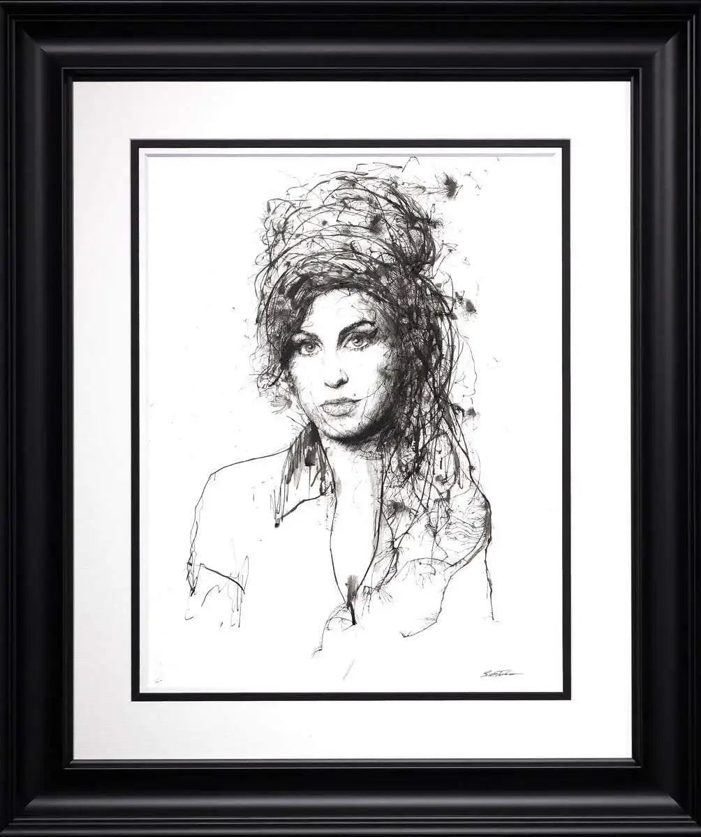 Winehouse - Original by artist Scott Tetlow - Wyecliffe Galleries