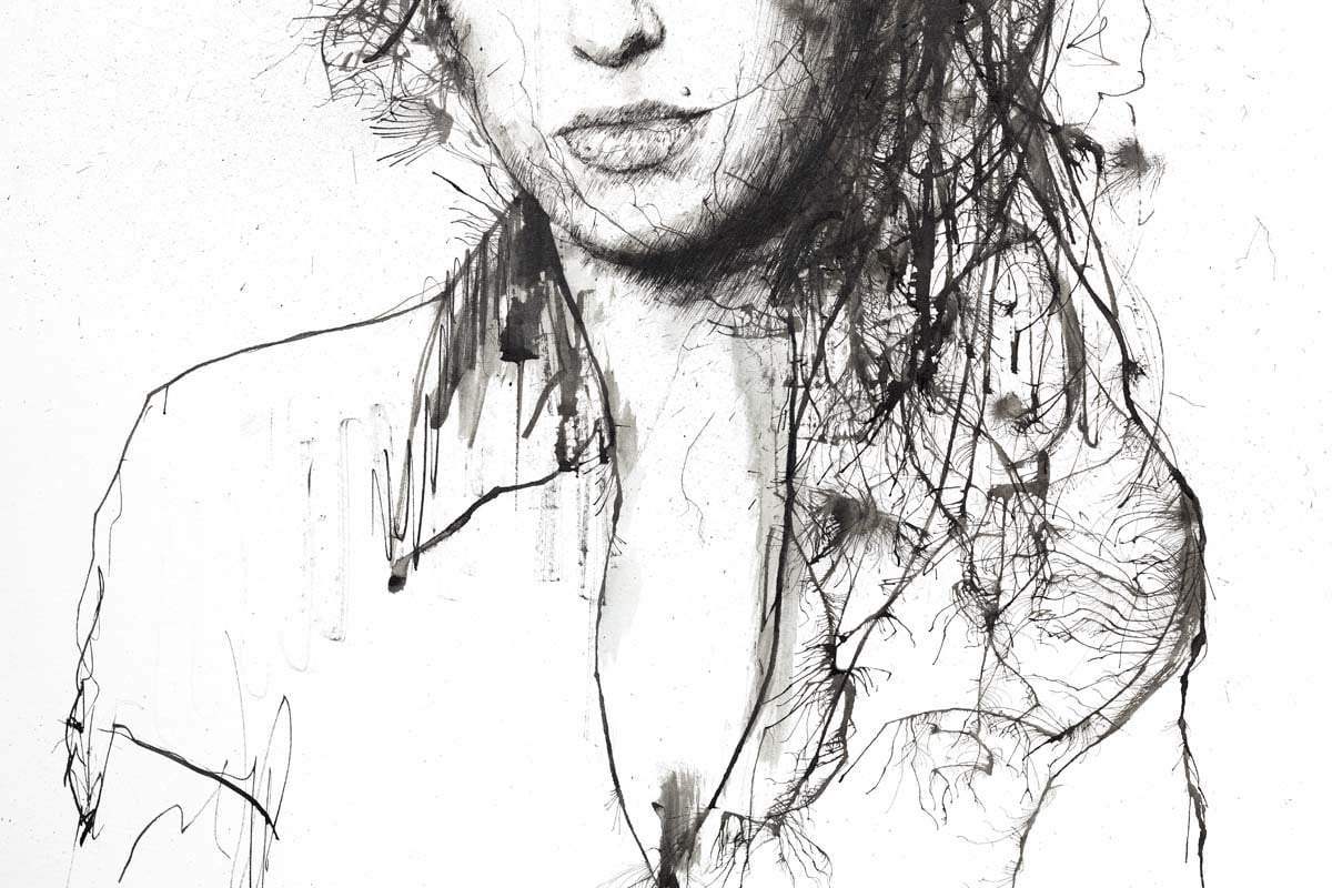 Winehouse - Original by artist Scott Tetlow - Wyecliffe Galleries